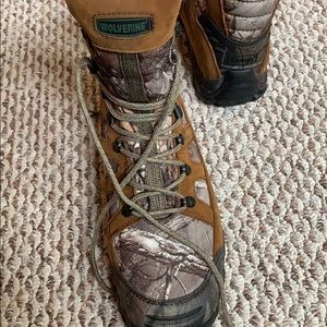 New Men’s Camo Size 8 Wolverine Hiking/Work Boots